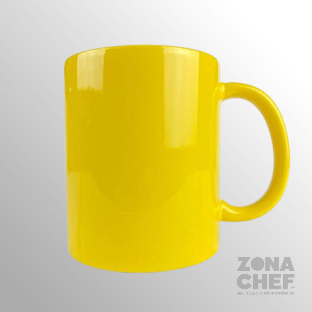 Taza ceramica Amarilla 11 oz BH