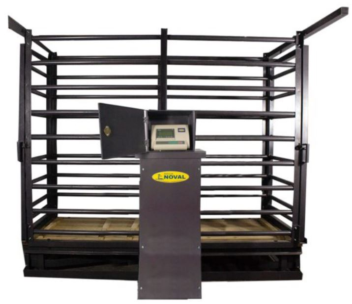 Báscula ganadera electromecánica de 1 ton Noval