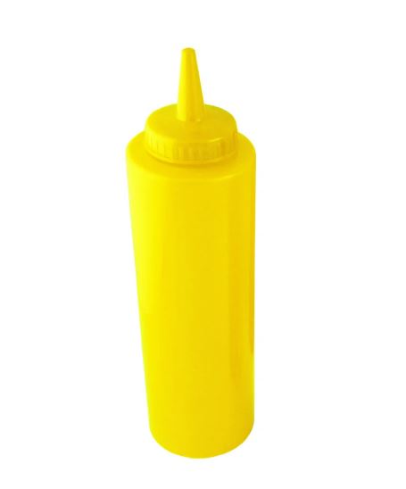 Botella aderezo 8 oz Amarillo Trv