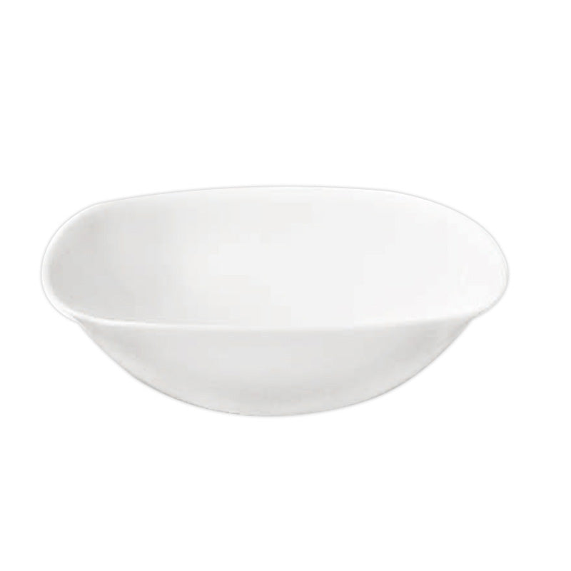 Linea Venecia Vidrio Tazon Cuadrado Opal 23 cm Caja c/18 piezas