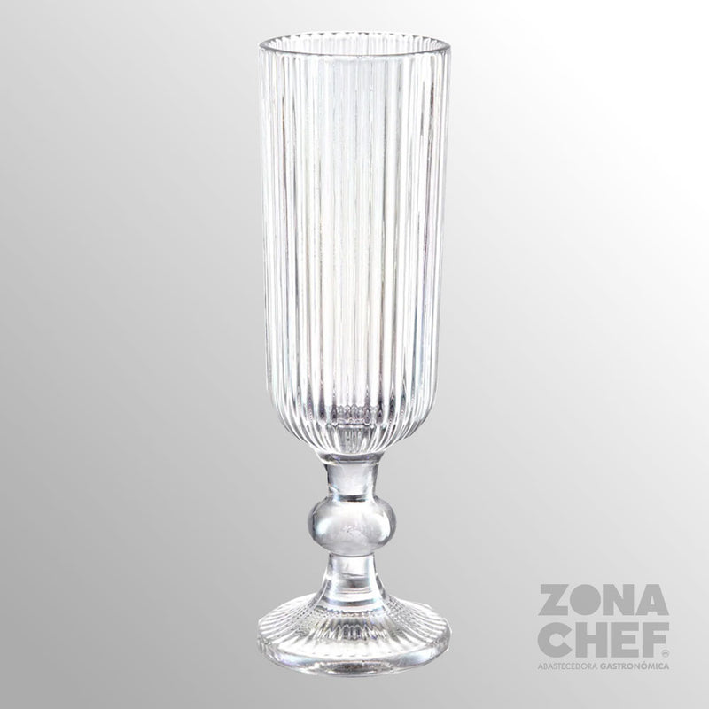 Copa Labrada Flauta Venecia c/Filo Dorado 158 ml Vit