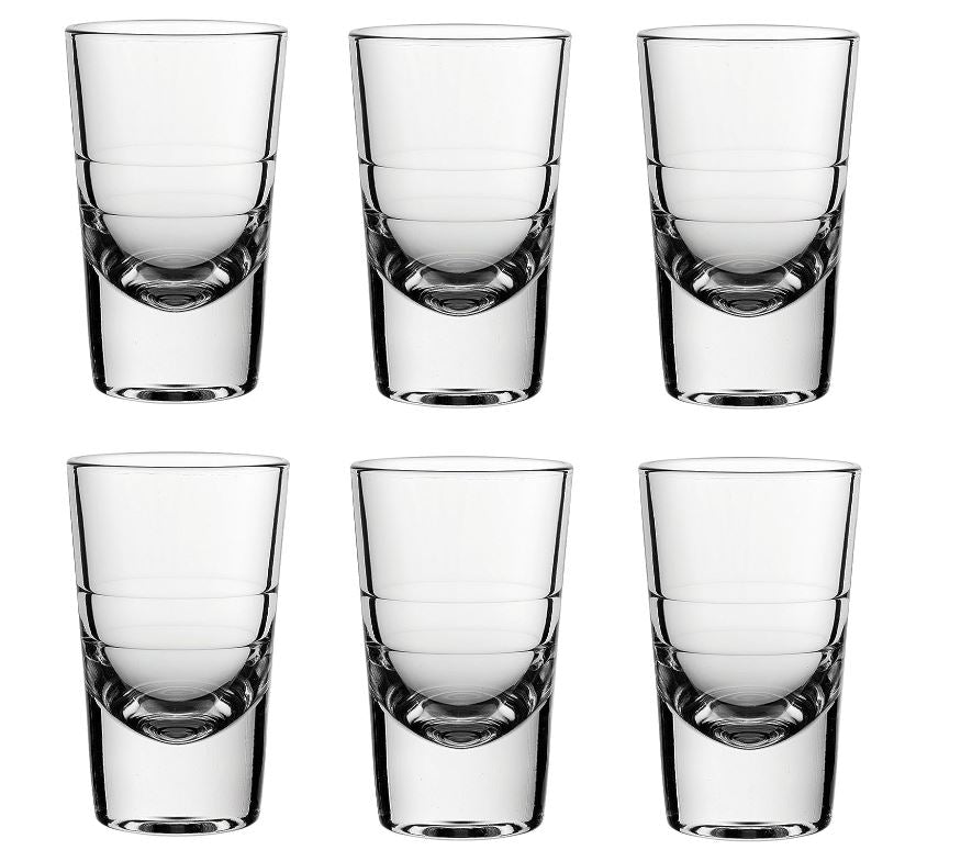 Juego de 6 Tequileros Caballitos Shot anillo Vit