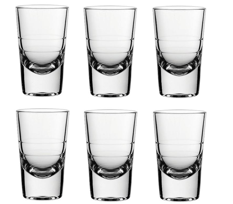 Juego de 6 Tequileros Caballitos Shot anillo Vit