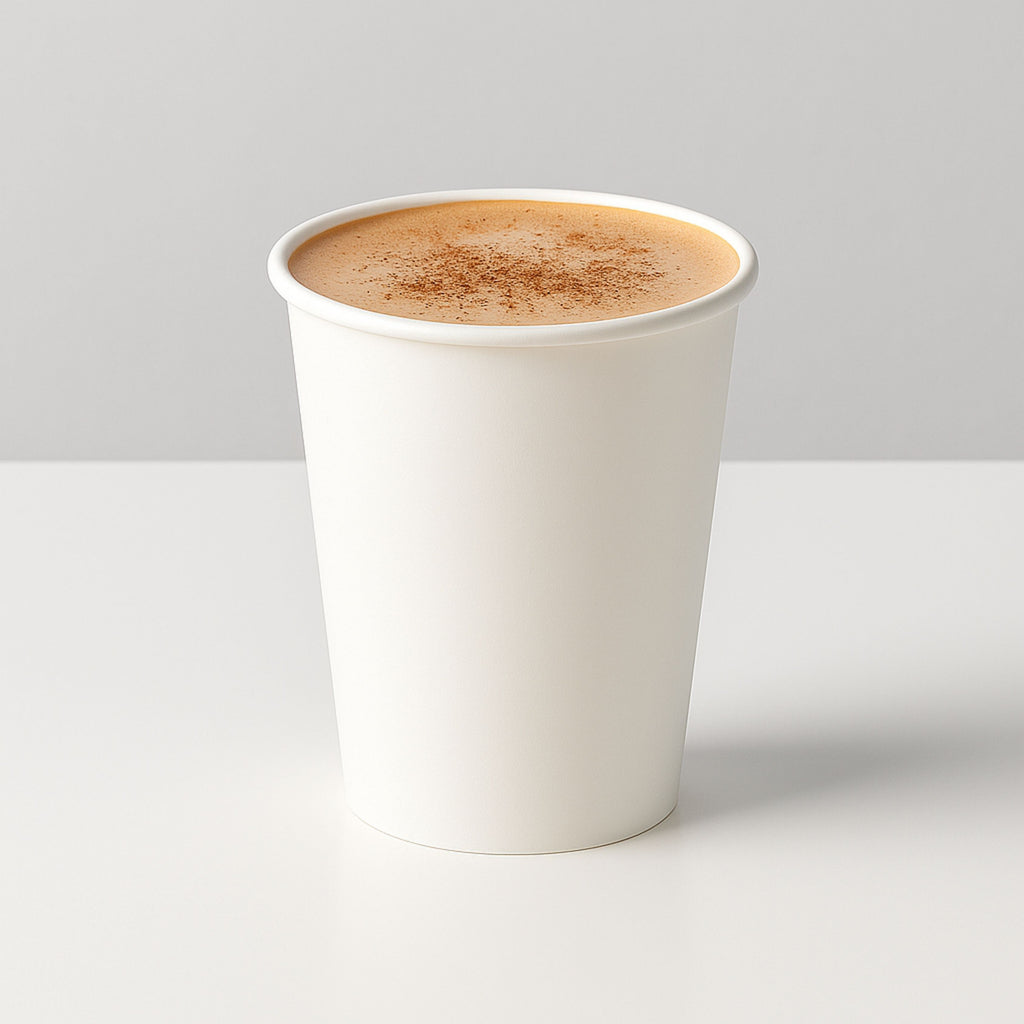 Vaso Biodegradable blanco para bebidas calientes 16 oz c/ 1,000 pzas