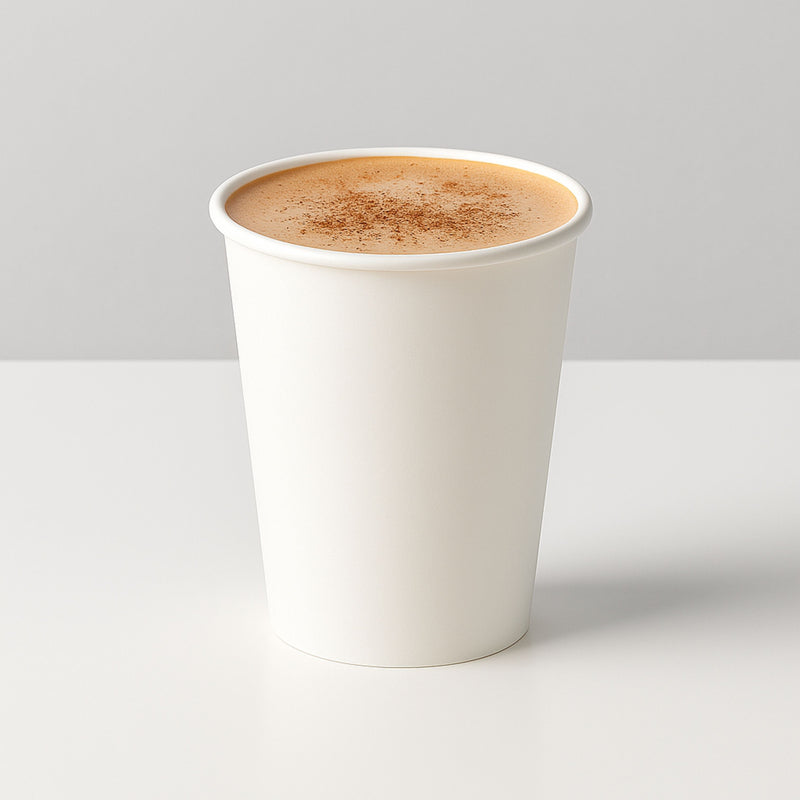 Vaso Biodegradable blanco para bebidas calientes 16 oz c/ 1,000 pzas