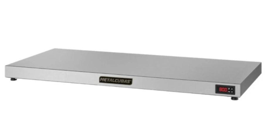 Placa calefactora de Alimentos 100 cm Metalcubas G.PANIZ