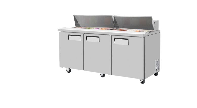 Mesa de preparación de sándwiches y ensaladas Sobrinox 3 puertas SOBRINOX