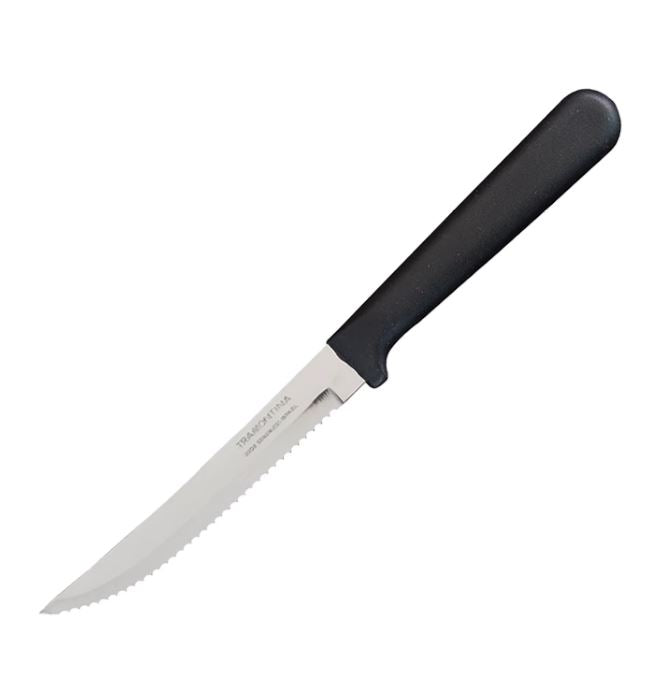 Cuchillo asado 5" Tradicional mango plástico c/12 piezas Tramontina