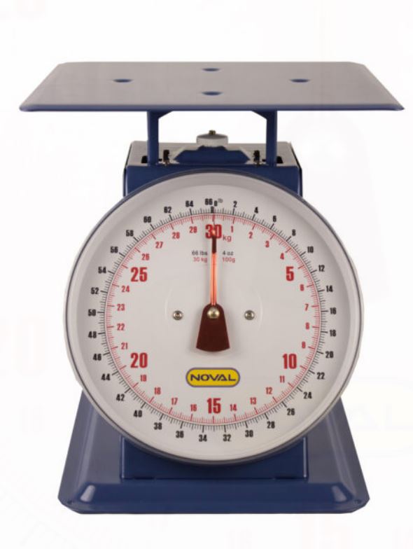 Báscula industrial de muelle analoga Noval 30 Kg a 100 gr