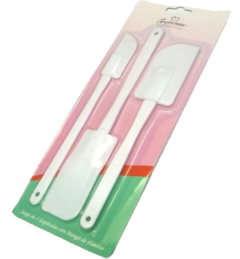 Juego 3 de Espatulas Plastico Trv