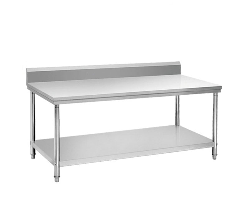 Mesa de Trabajo Mural en Acero Inoxidable 150x60x90 cm