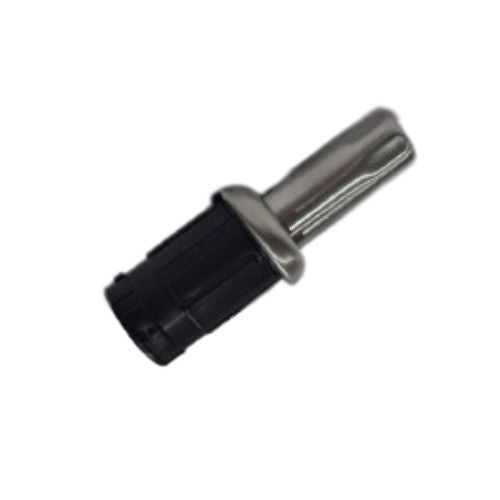 Pie de nivelacion 1 1/2 acero inox y plastico Negro Reforzado Caja c/100 pzas OZNOX