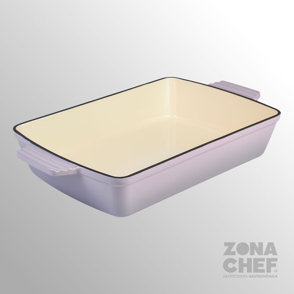 Bandeja Esmaltado Lila 35.6x27.5x7.5 cm