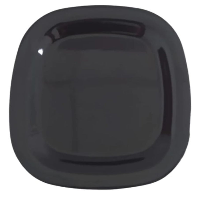 Linea melamina negra Plato Cuadrado 10 " TRV
