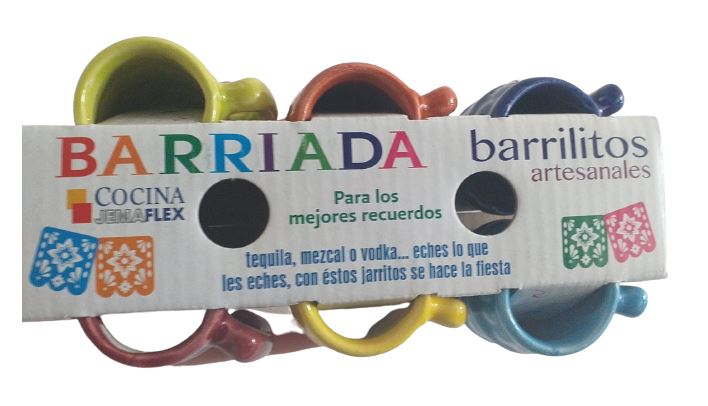 Juego de 6 Tequileros Artesanales JMX