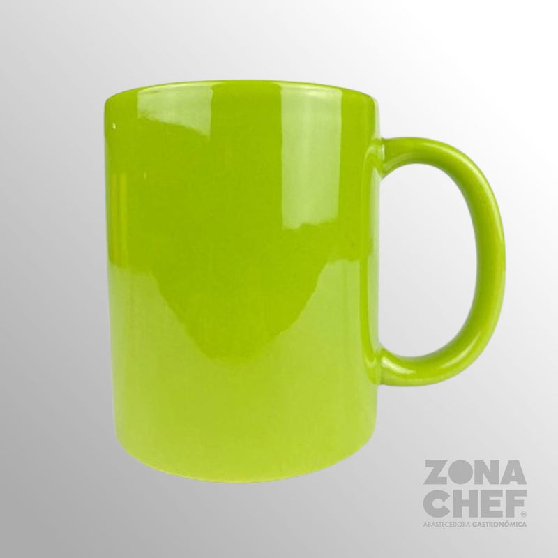 Taza ceramica Verde 11 oz BH