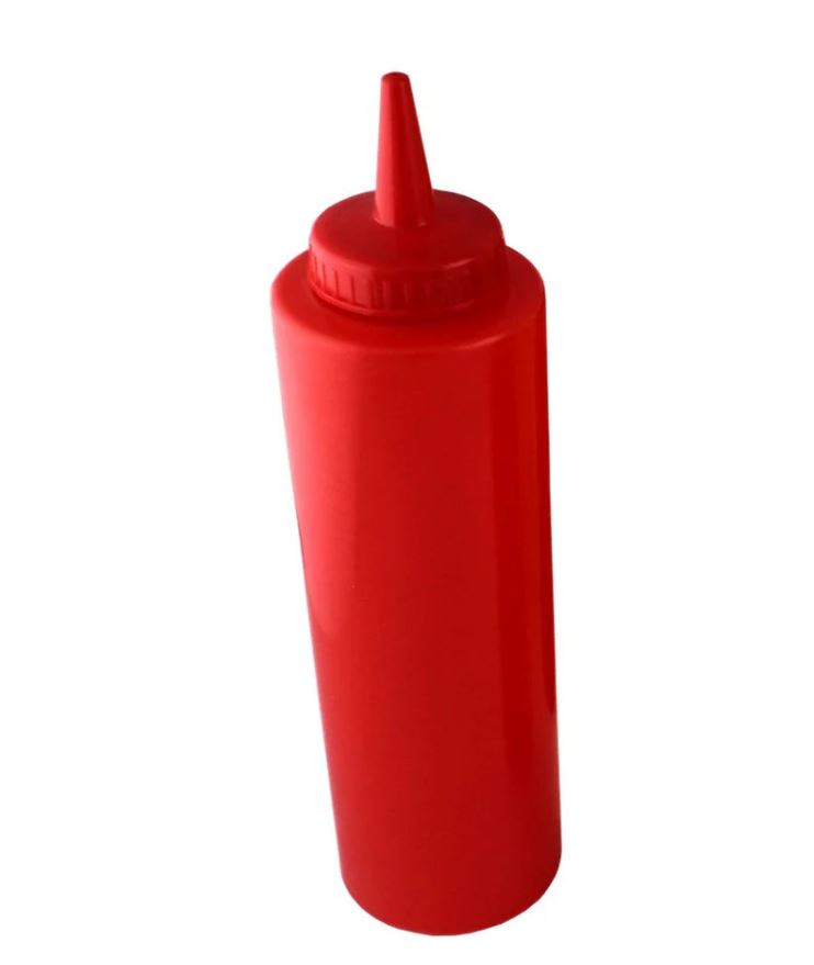 Botella aderezo 8 oz Rojo Trv