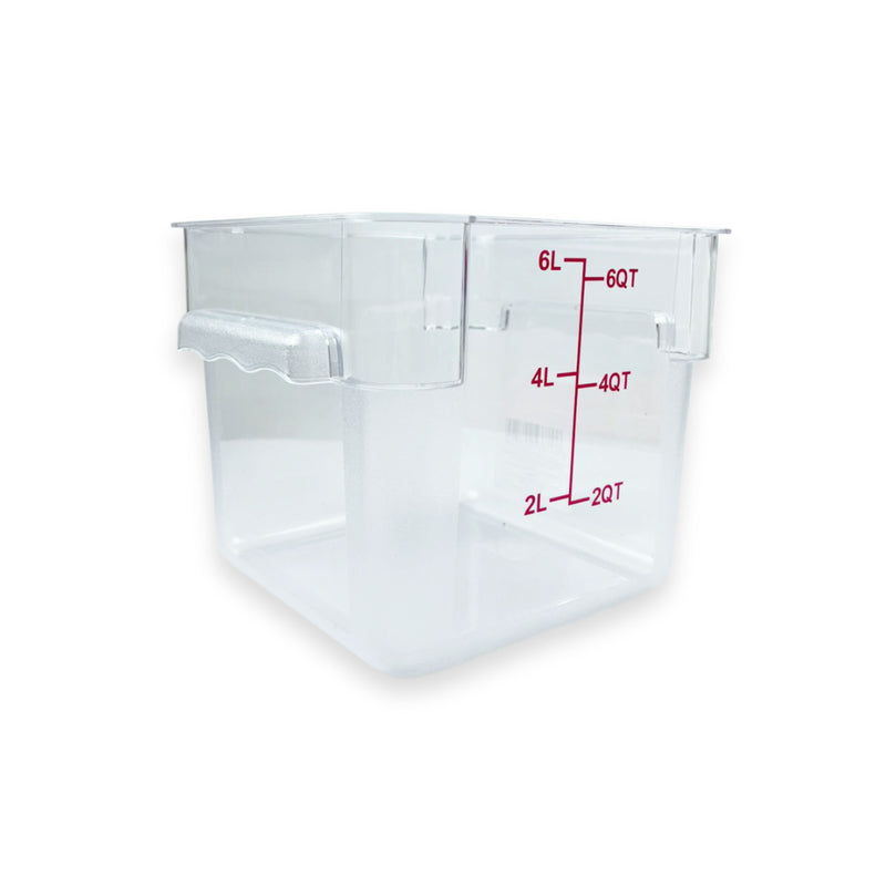 Contenedor de Policarbonato cuadrado 6 QT Tavola