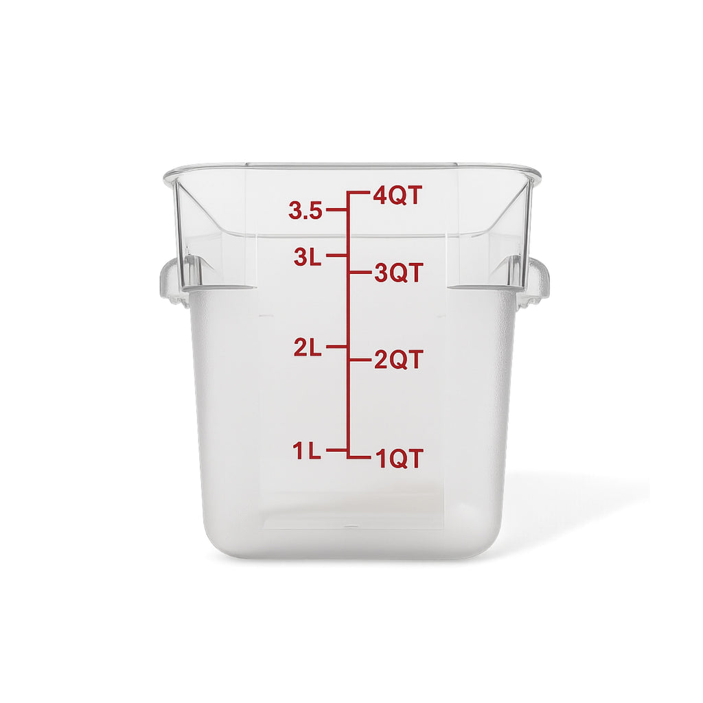 Contenedor de Policarbonato cuadrado 4 QL Tavola