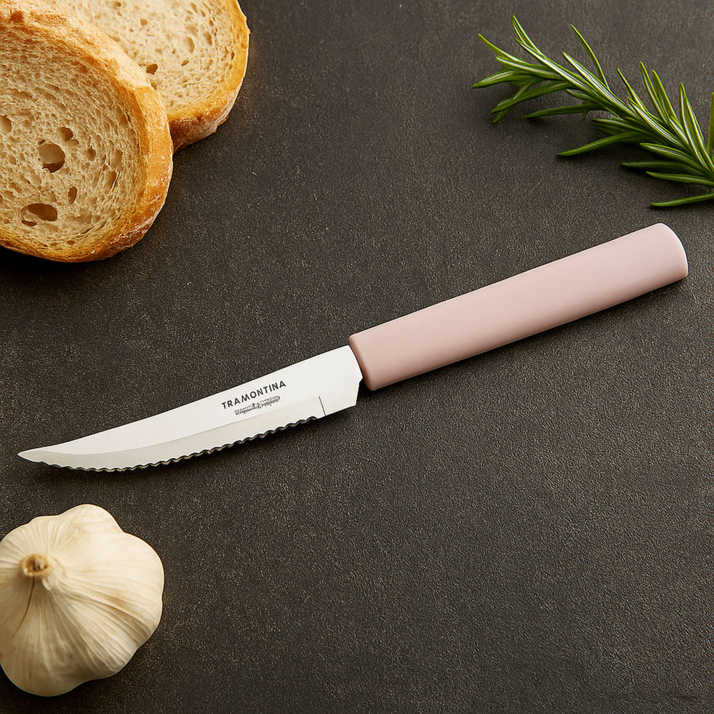 *Cuchillo para Asado Gamboa Rosa Tramontina 4"*