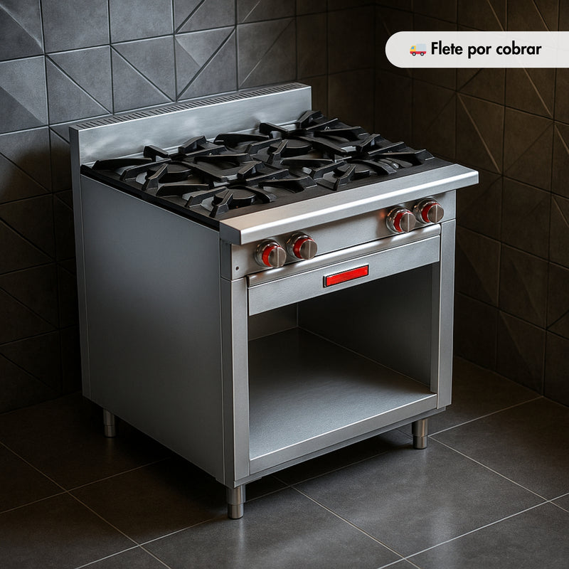 Estufa heavy duty EC-4-GA HD a.inox.premium CORIAT