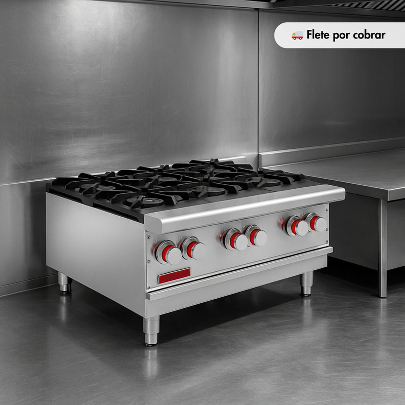 Parrilla Heavy Duty PCV-6 HD a.inox.premium CORIAT