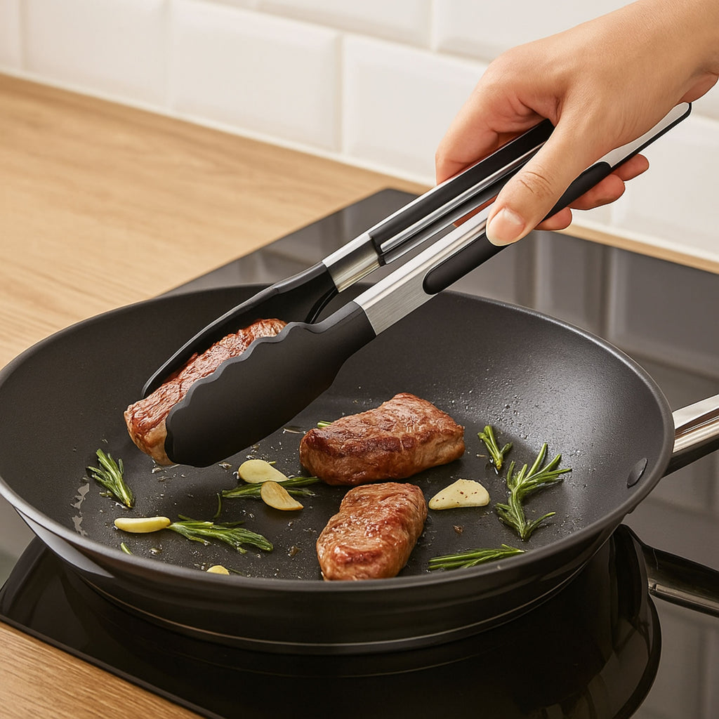 Pinza para Cocina Acero Inoxidable/Silicon 23 cm Str