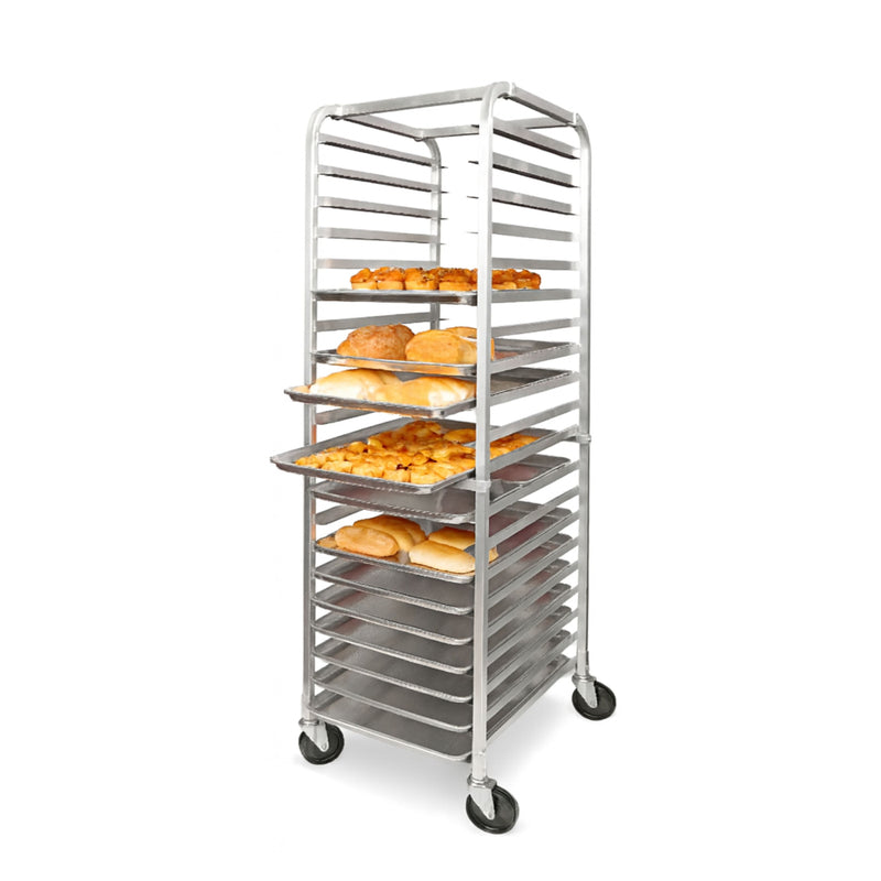 Rack Espiguero Porta 20 Charolas en Aluminio CCS