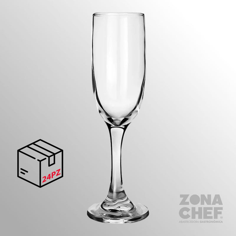 Copa flauta california 190 ml 24 Piezas DVTO