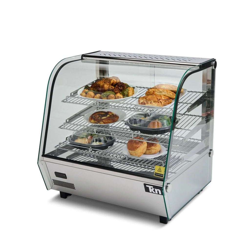 Vitrina Expositora Caliente sobre mostrador 120 Lt