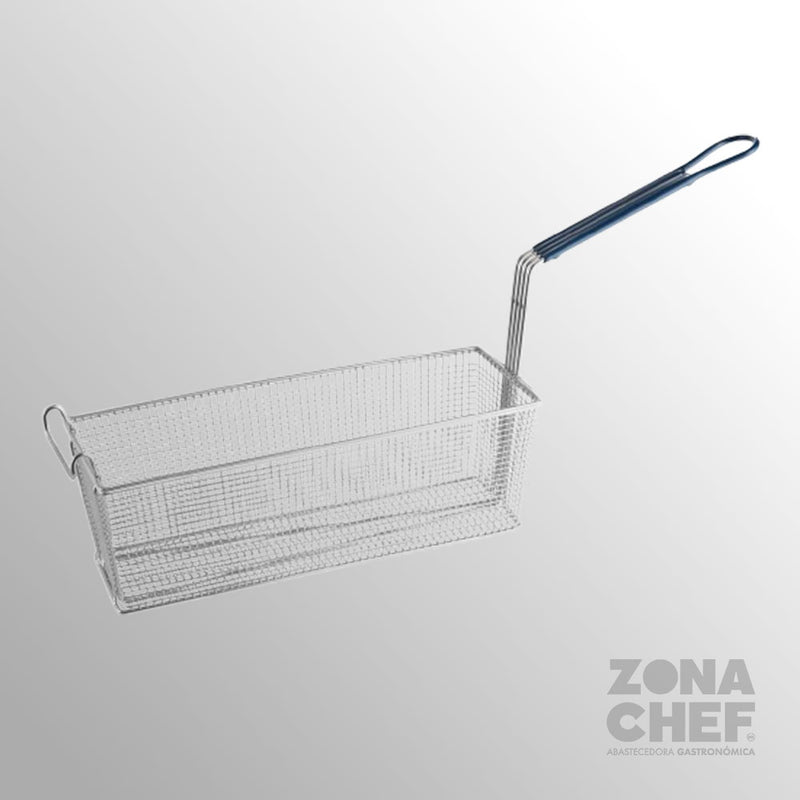 Canastilla para Freir 33.5x14.5x14 cm Mango Azul