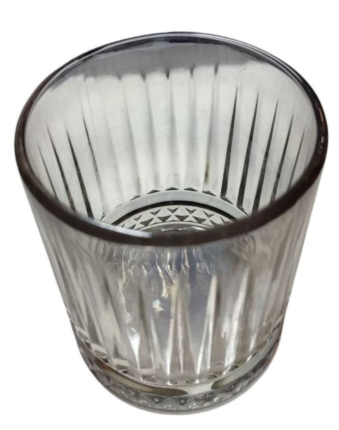 Vaso Dof Elysa Humo 355 ml  SET 6 piezas