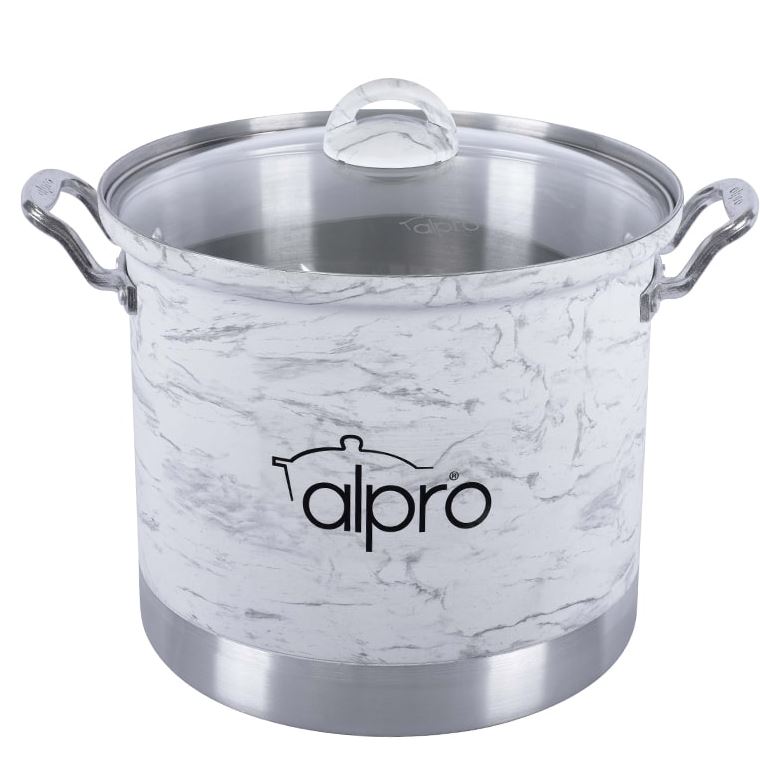 Vaporera aluminio 18 lt  Fortress Marmol Blanco ALPRO