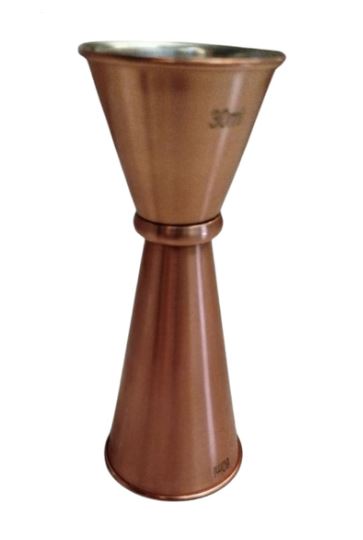 Jigger Tipo Japones de 30/60 ml Cobre CCS