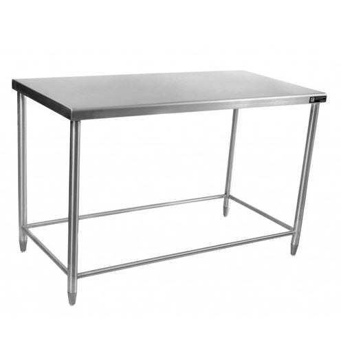 Mesa de Trabajo Sin Respaldo Sin Entrepaño en Acero Inox Diferentes Tamaños FERRO