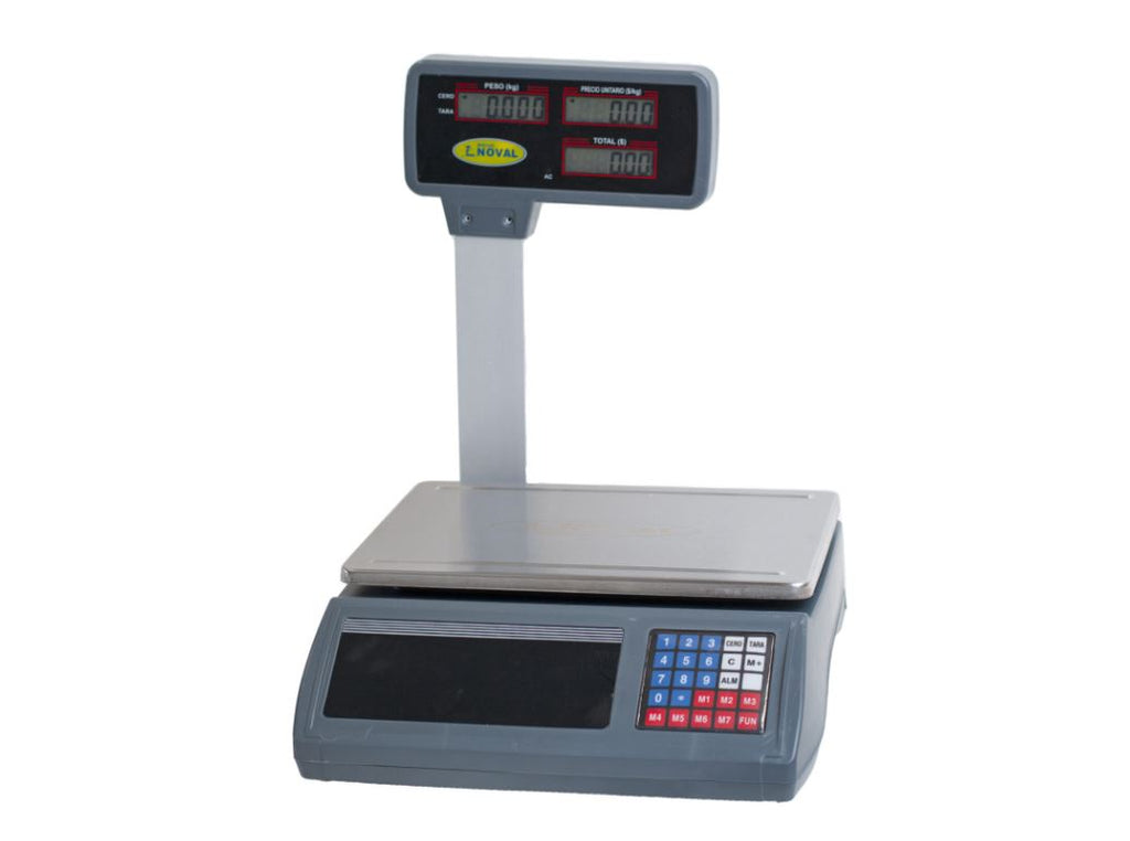 Báscula comercial digital PLR-40T con torreta