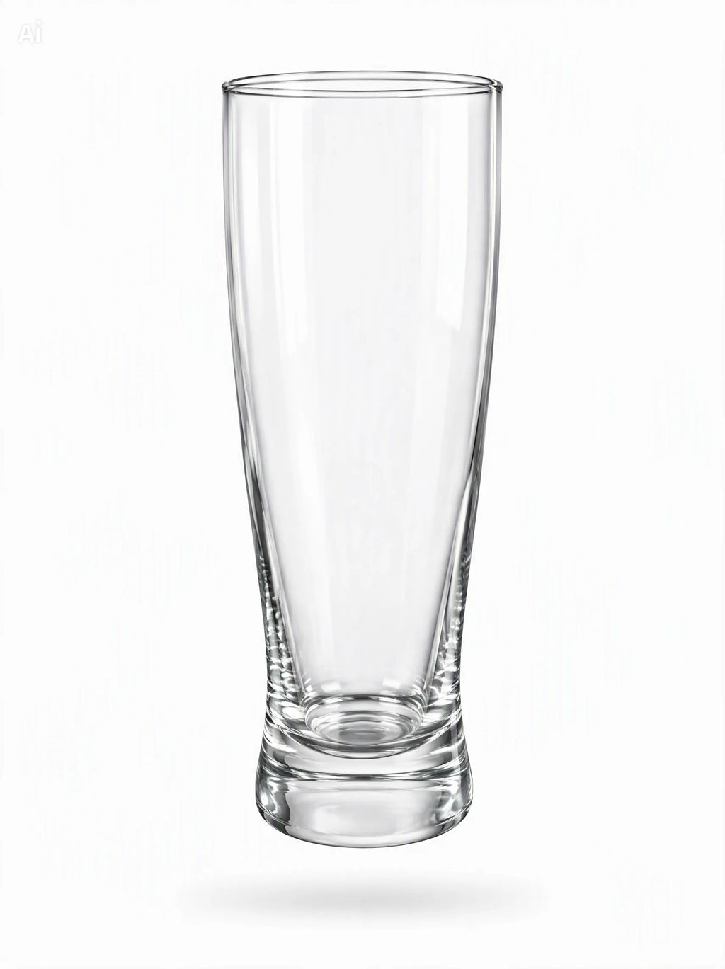 Vaso para cerveza de vidrio transparente Pilsner 460 ml C/24 Piezas