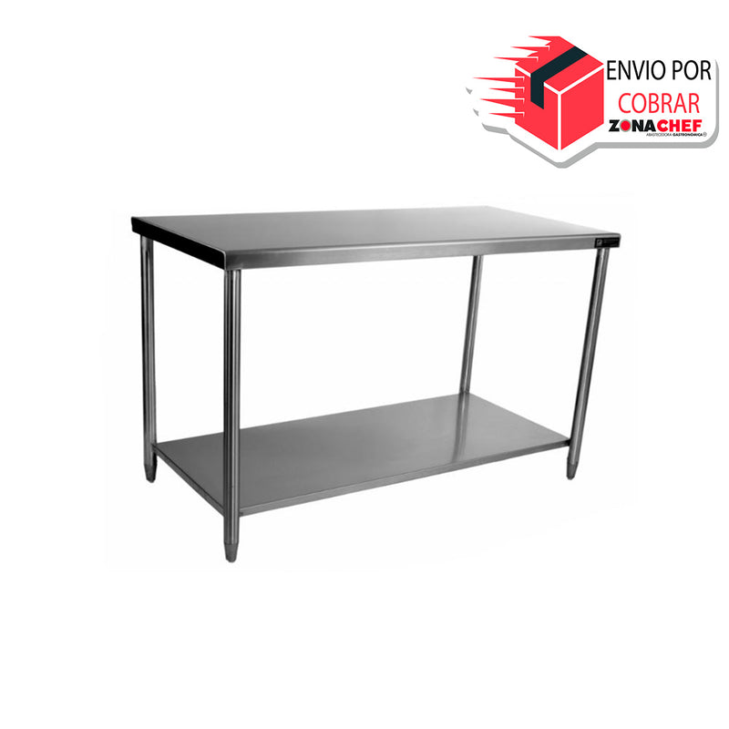 Mesas de Trabajo acero inox. 80 cm de ancho OZNOX Variedad de Medidas –  ZONA CHEF