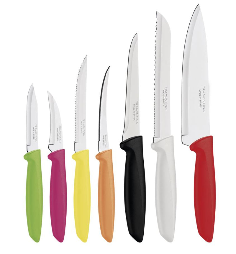 Juego de cuchillos de cocina de acero inoxidable ¡originales colores!