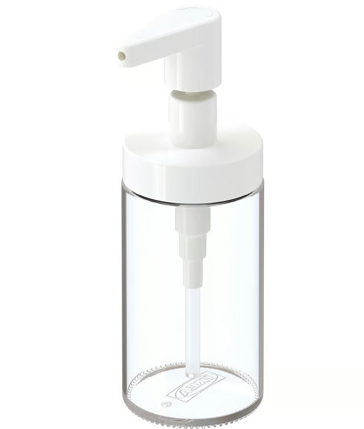 Dispensador de jabón blanco