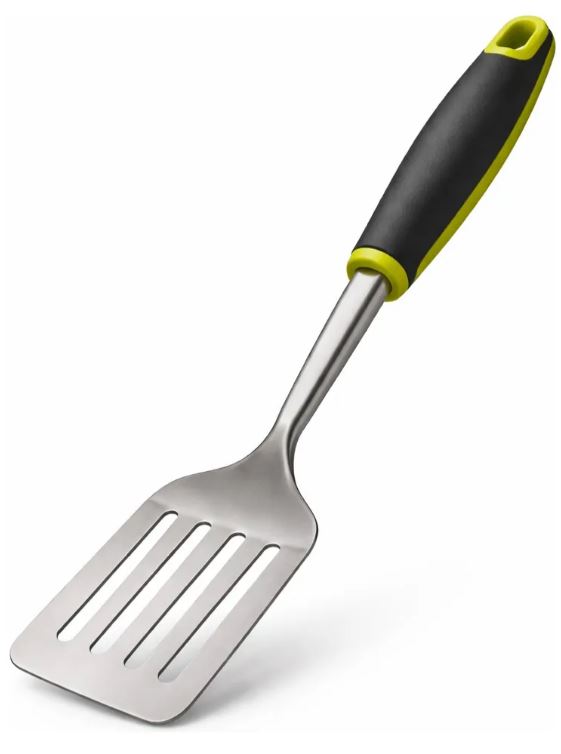 Volteador Con Ranuras De Acero Inox 32cm