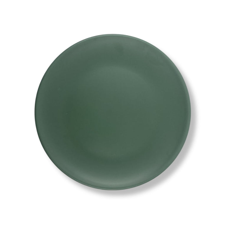 Linea Melamina Verde Mate Plato Trinche cup 26.7 cm
