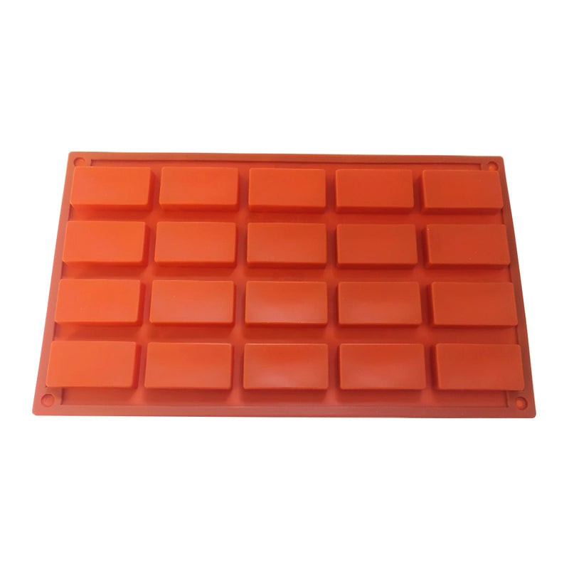 Molde de Silicon 20 Cavidades Tablas Chocolate Vct