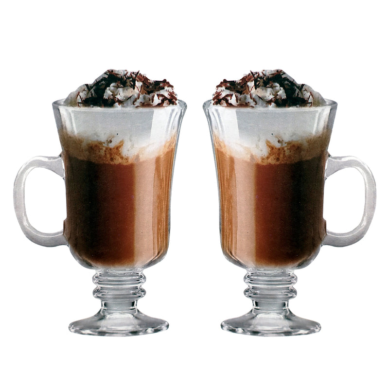 Copa Tarro Cafe Capuchino Irlandes Irish Coffee de 250 ml set de 6 piezas BH