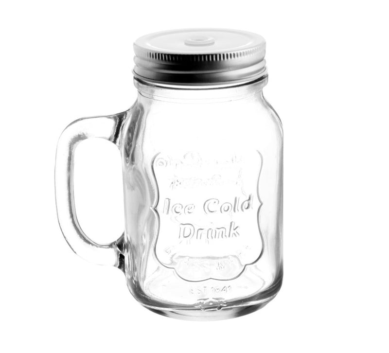 -Tarro Vidrio de 480 ml Mason Jar con diferentes variedades-