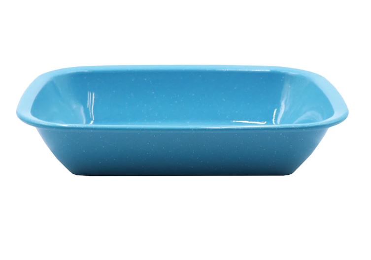 Linea Plastipeltre Bandeja Cuadrilongo color turquesa 25x18.7x4.7 cm 700ml  Docena