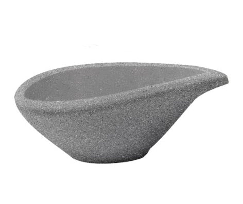 Linea Melamina Gray Complemento platito para tapas con asa 9 cm