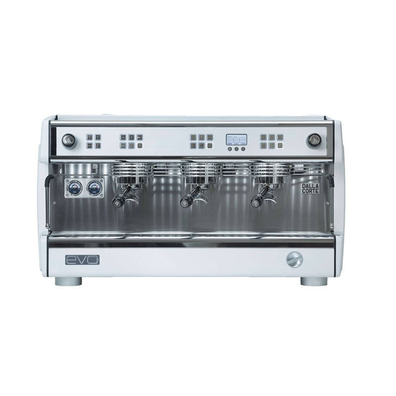 Cafetera EVO 2 de 3 Grupos c/Capuchinador Dalla Corte