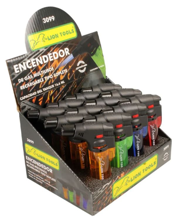 Encendedor Soplete Llama Regulable (12 Piezas)