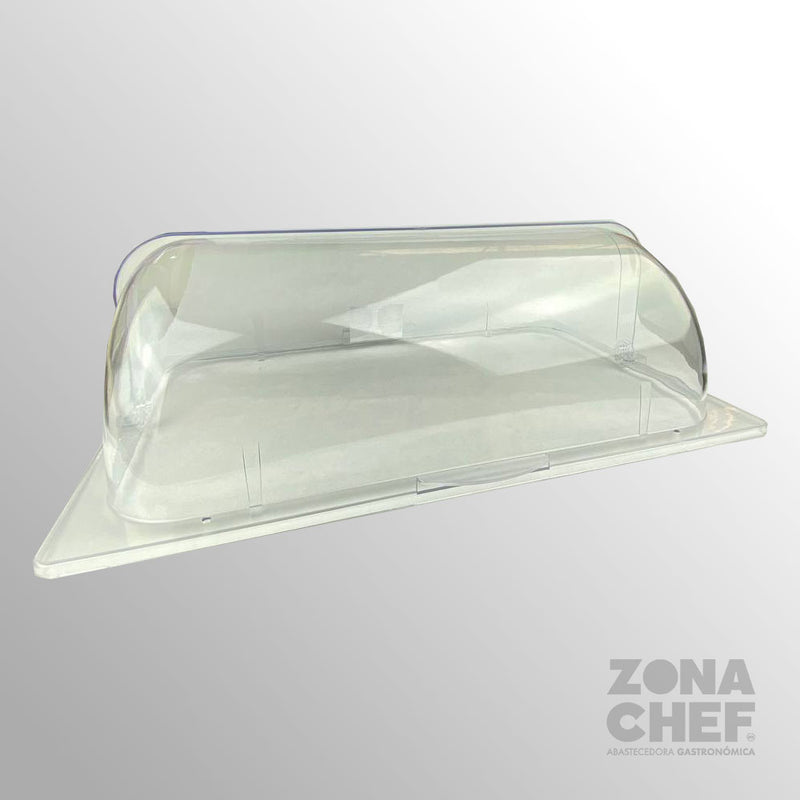Tapa Abatible de policarbonato para pastel 53x33x23 cm